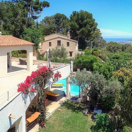 Frgk Retenaou Dream With Sea View Cap D'antibes Pool Villa Vallauris