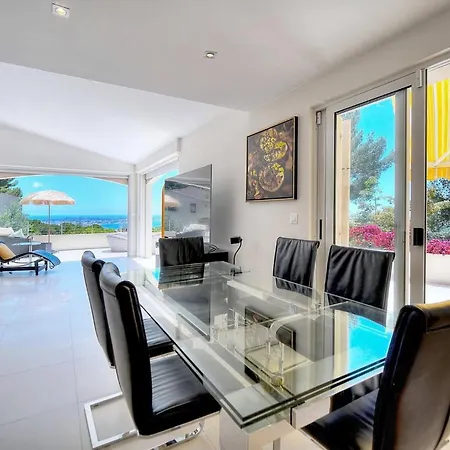 Villa Frgk Retenaou Dream With Sea View Cap D'antibes Pool *
