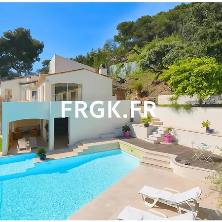 Frgk Retenaou Dream With Sea View Cap D'antibes Pool Villa Vallauris