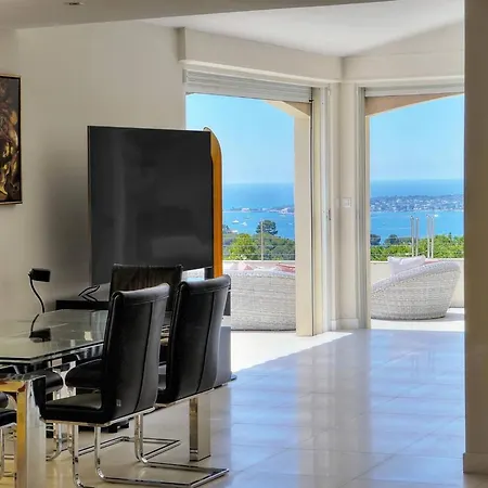 Frgk Retenaou Dream With Sea View Cap D'antibes Pool Vallauris
