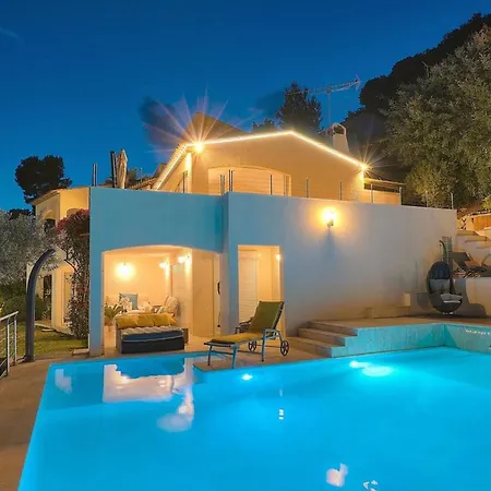 Frgk Retenaou Dream With Sea View Cap D'antibes Pool Villa
